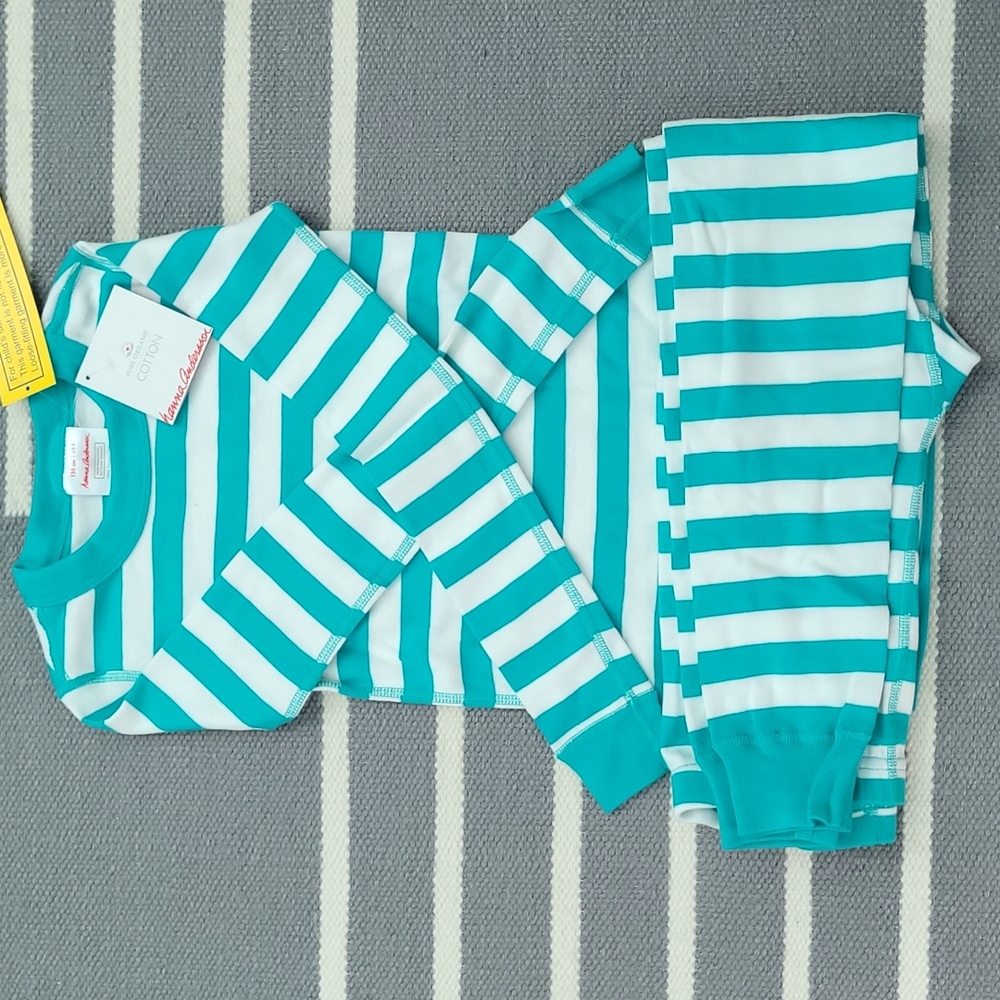 Hanna Andersson Kids Organic Cotton Pajamas NWT Size 8 (130cm)